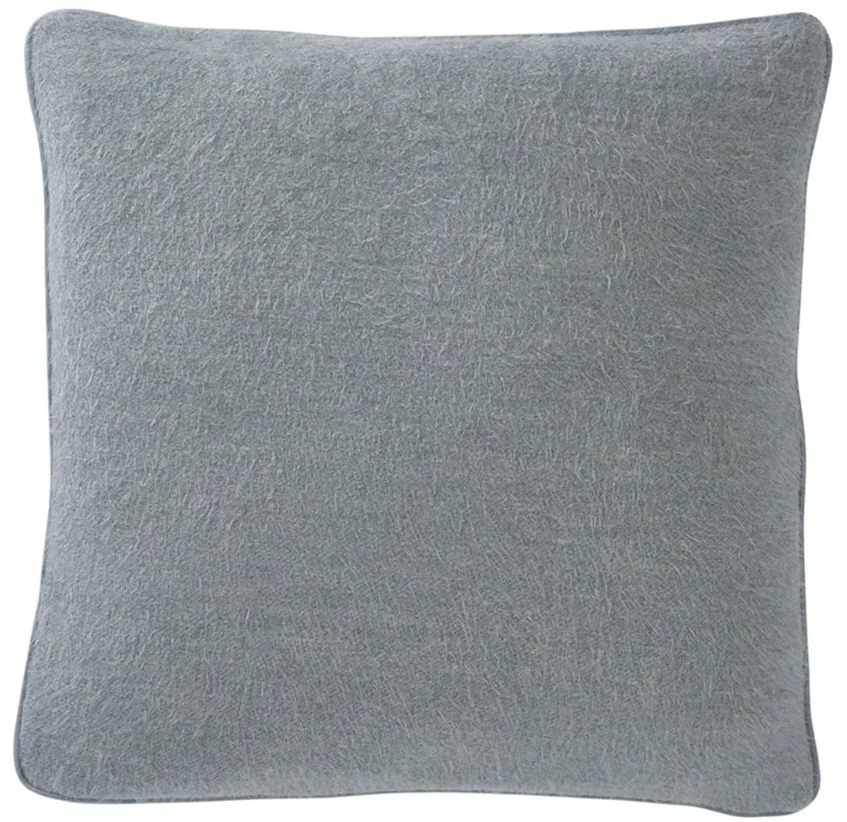 Maisy Angora Blue Throw Pillow - 22x22