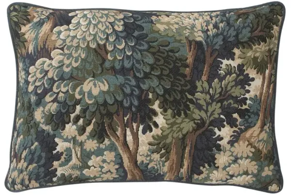 Beatrix Tapestry Forest Lumbar Pillow - 15x23