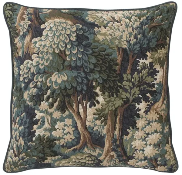 Beatrix Tapestry Forest Throw Pillow - 22x22