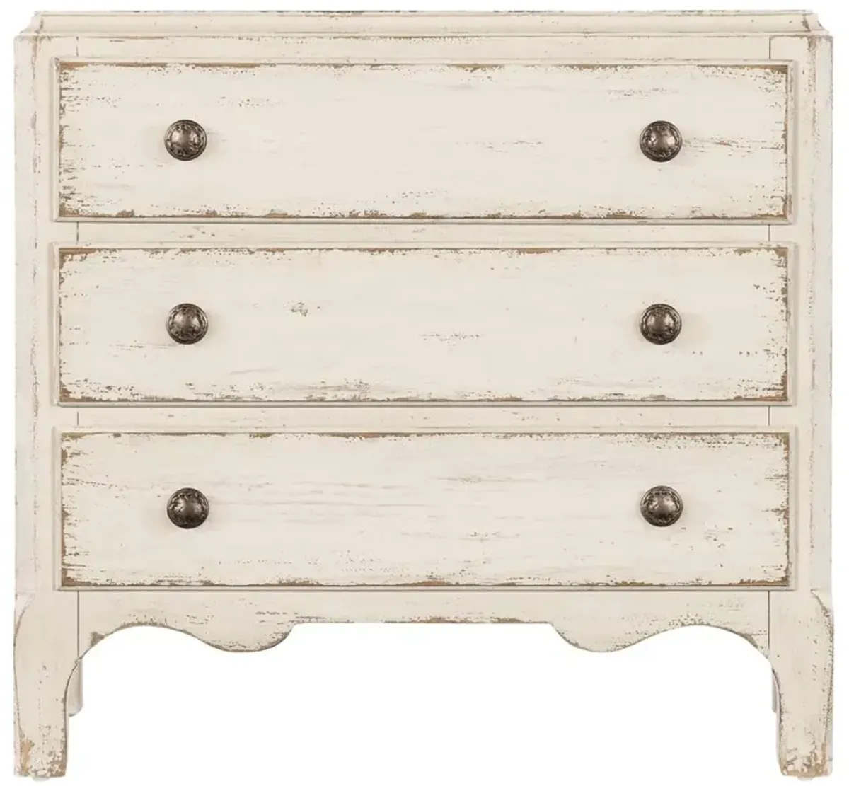 Asher French Country Cream Oak Nightstand