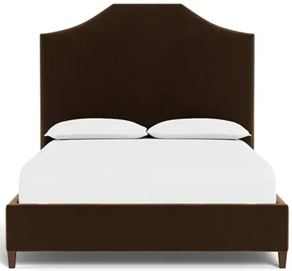 Finnegan Molasses Performance Velvet Bed - King