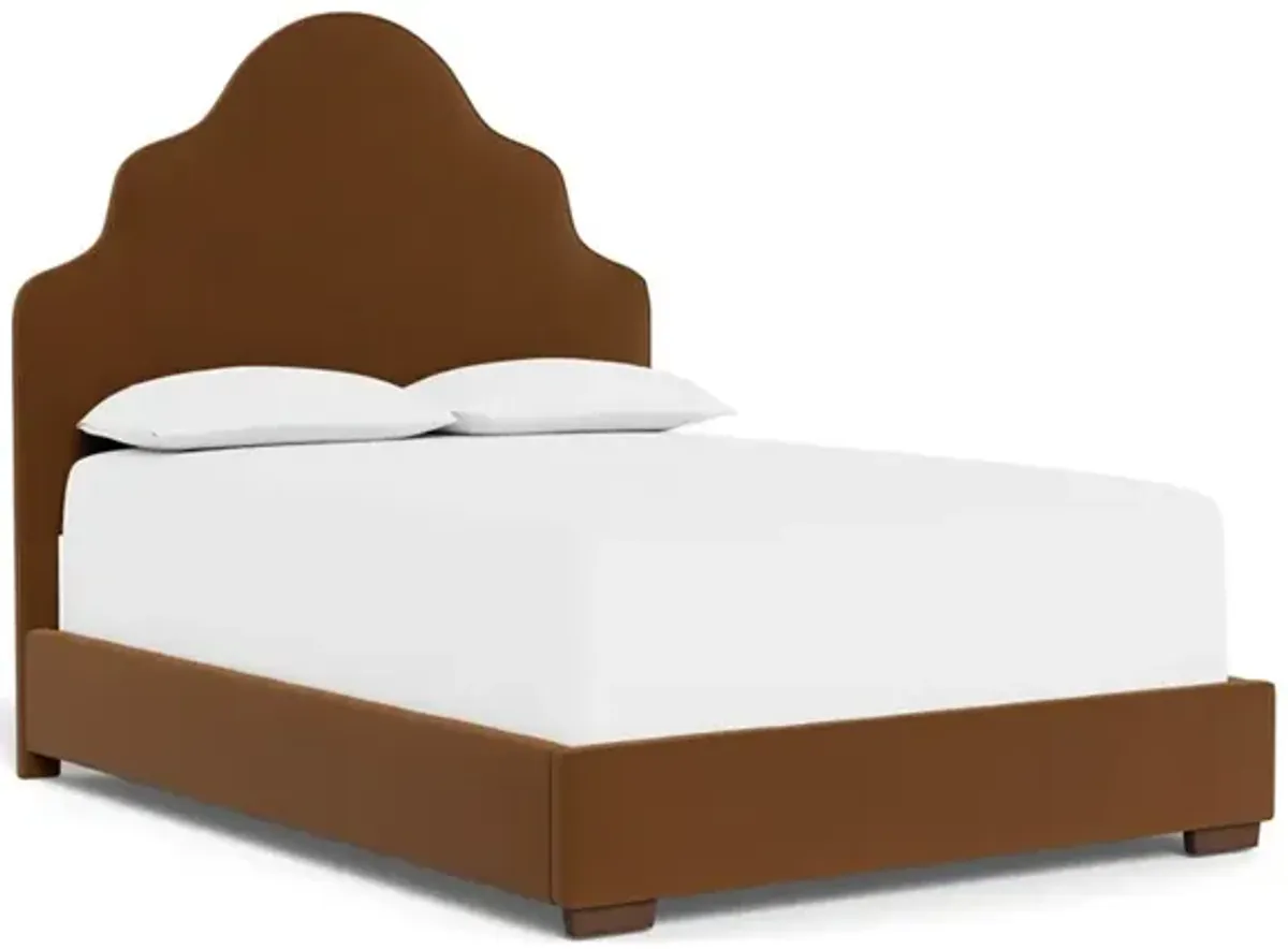 Aubriella Spice Performance Velvet Bed - Queen