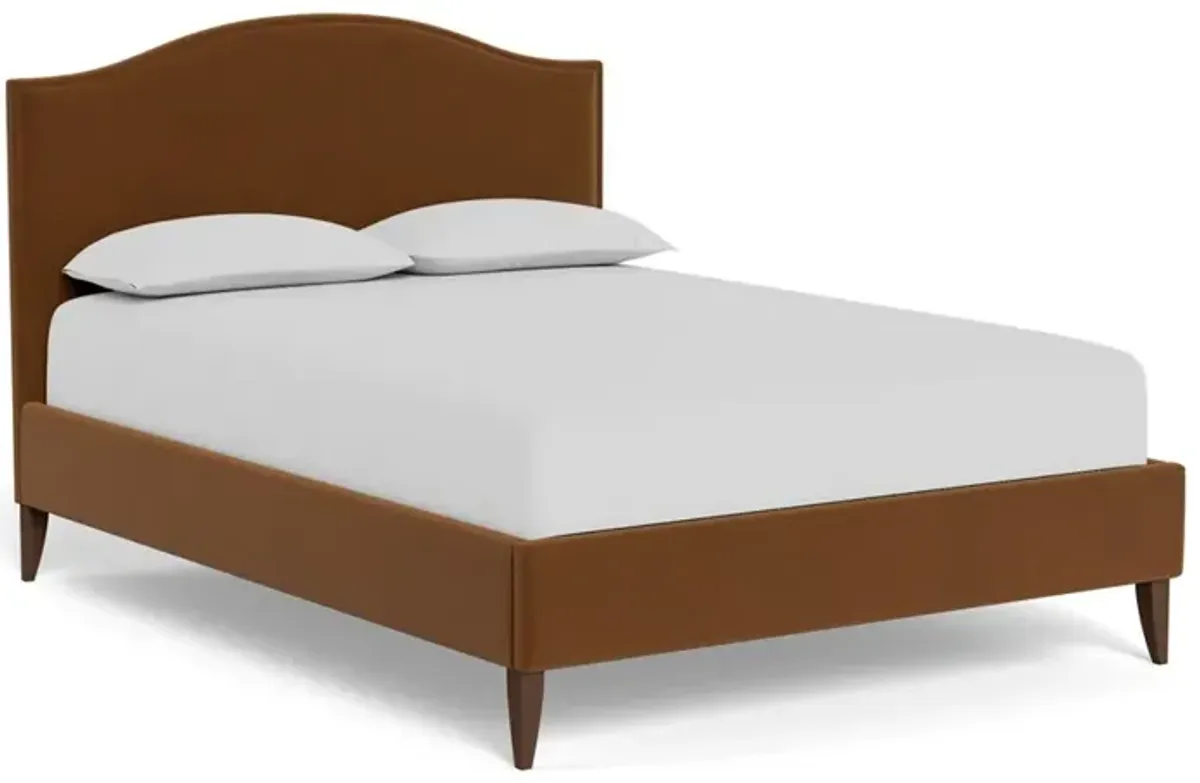 Griffin Spice Performance Velvet Bed - Queen