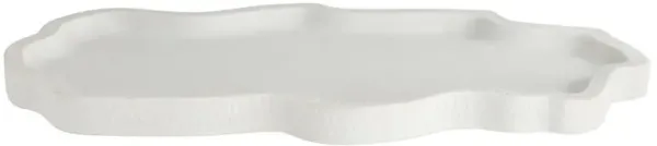 Fallon Coastal Beach White Decorative Tray