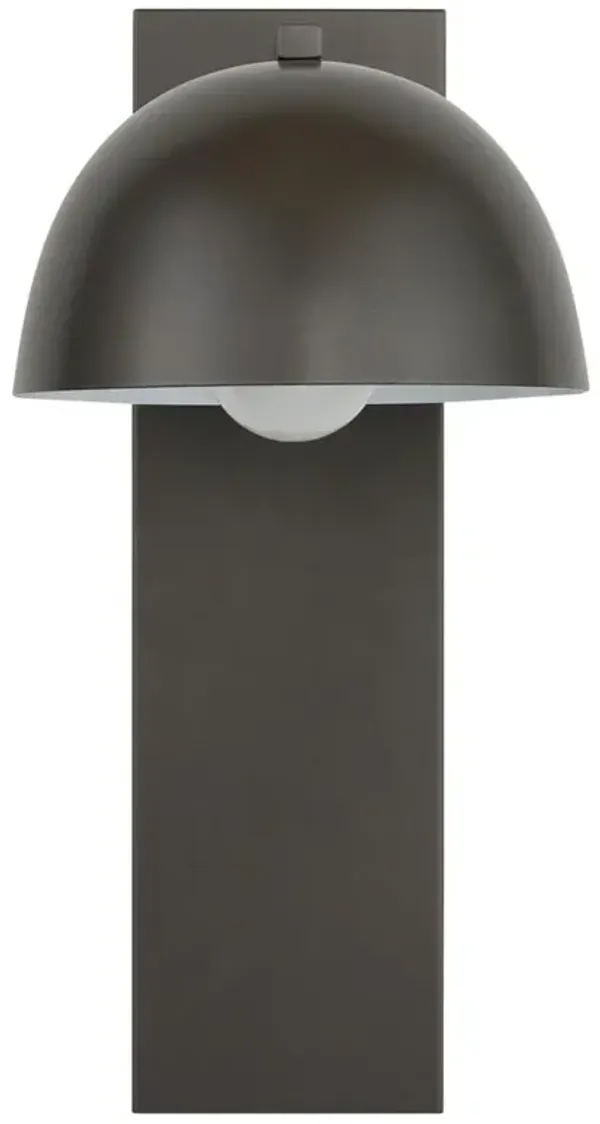Ennis Modern Classic Aged Iron Outdoor Sconce