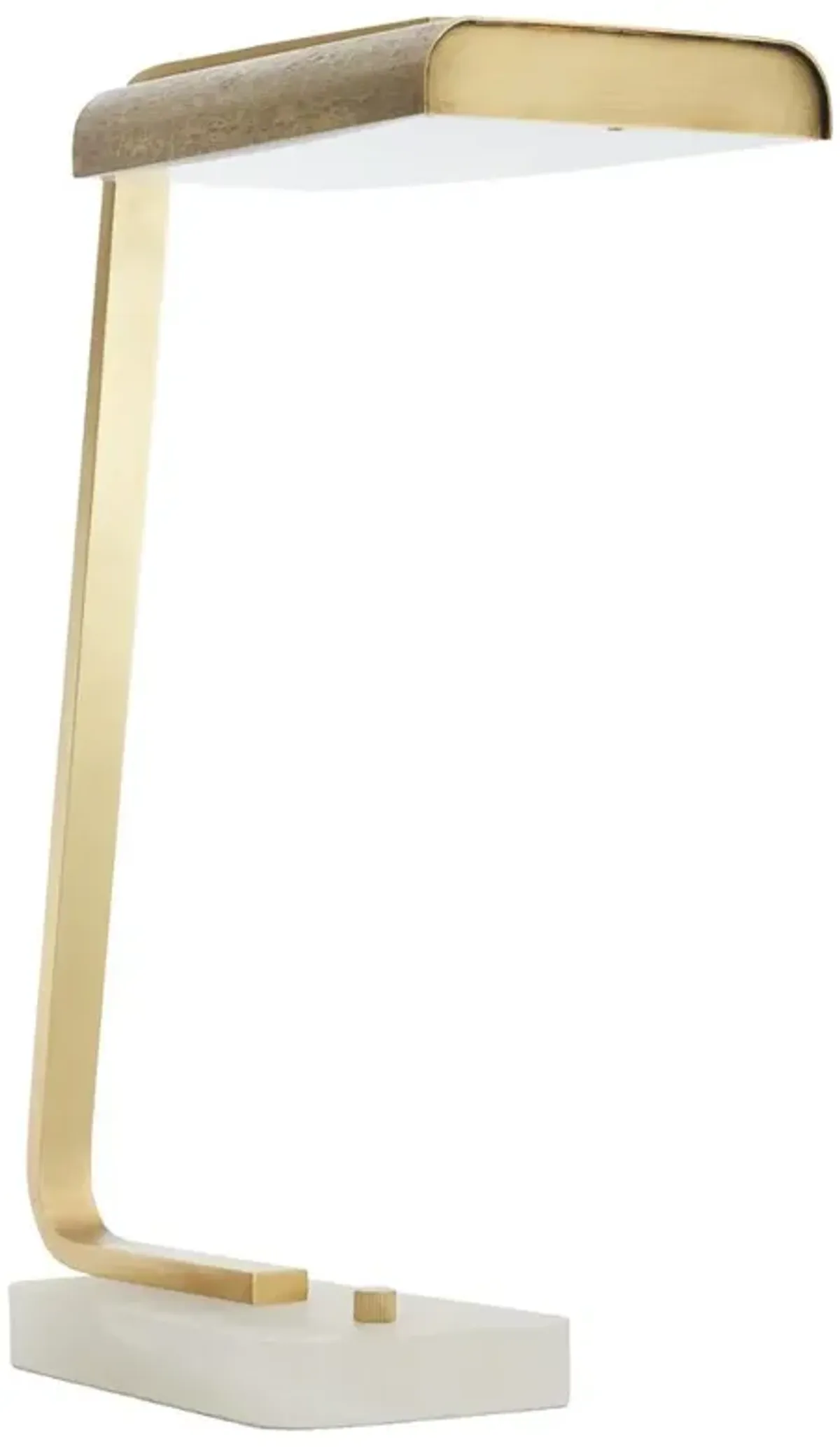 Genevieve Modern Classic Antique Brass Iron Desk Lamp