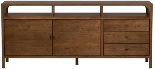 Abdiel Modern Classic Walnut Oak Wood Sideboard