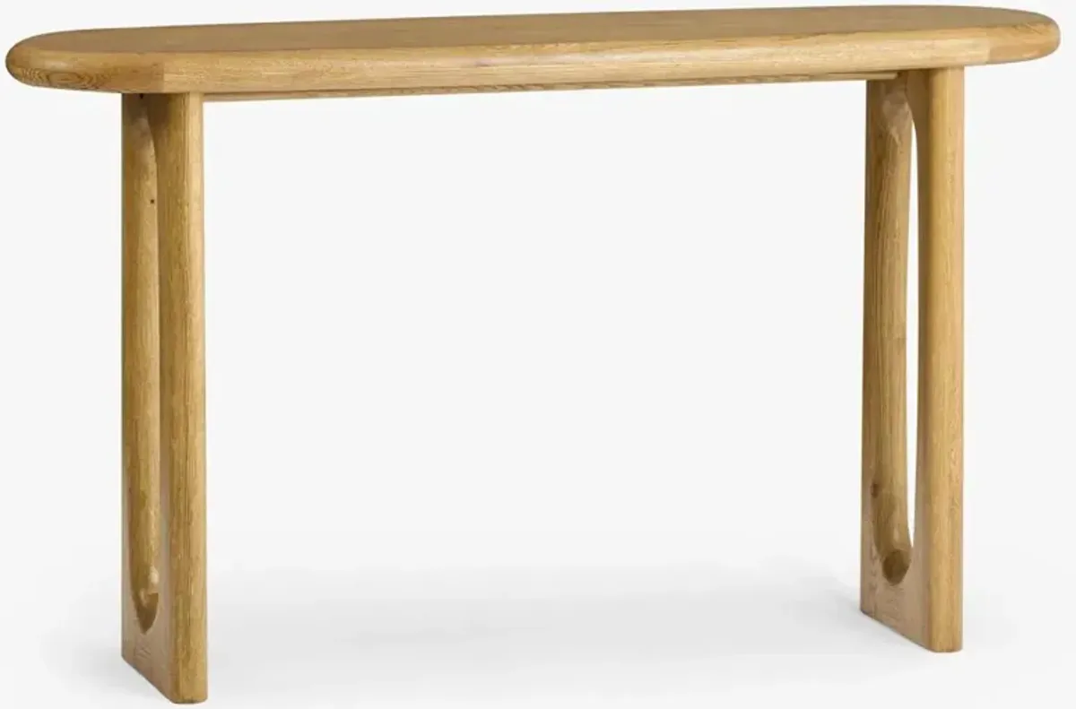 Arley Modern Classic Oak Wood Console Table
