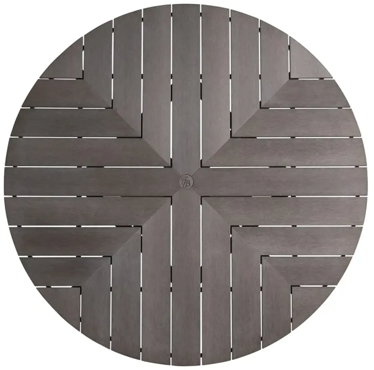 Mozambique Modern Teak Round Outdoor Dining Table - 60"