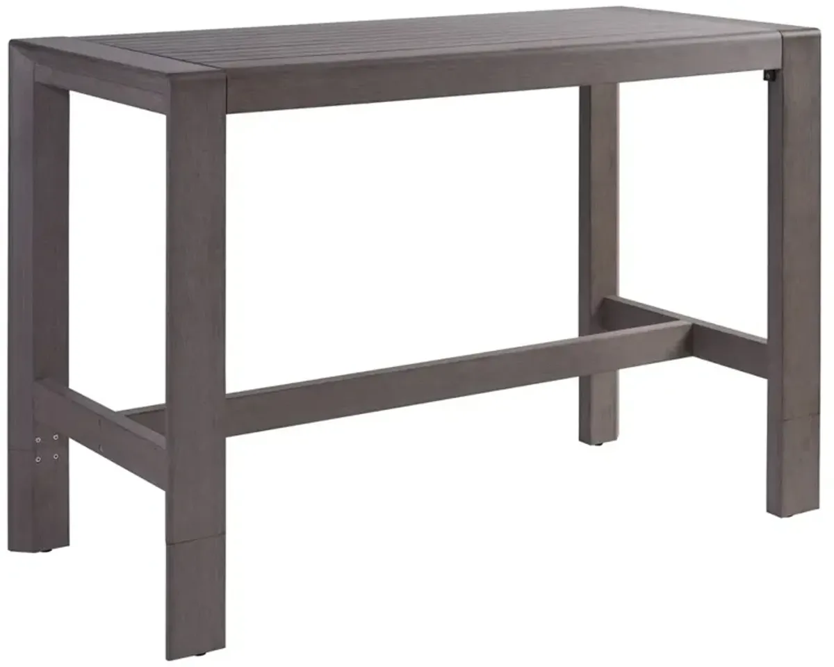 Mozambique Modern Teak Outdoor Adjustable Bistro Table