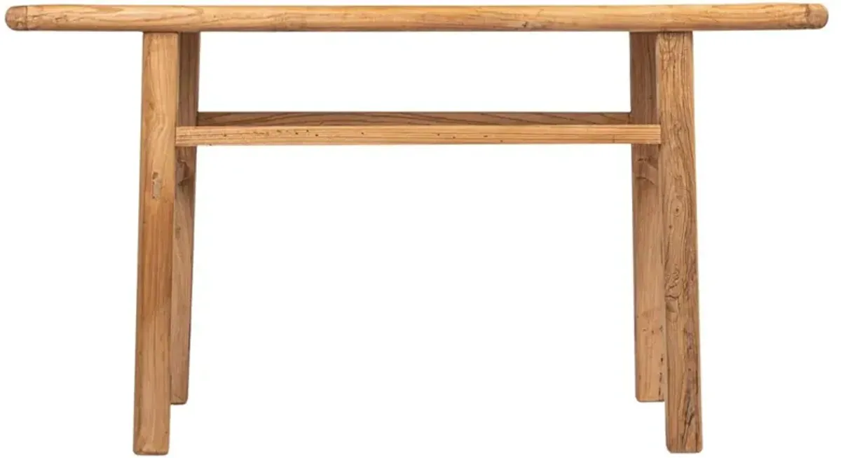 Esther Coastal Beach Reclaimed Wood Console Table