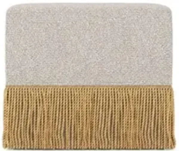 Zayla Alabaster Performance Ottoman - 20”