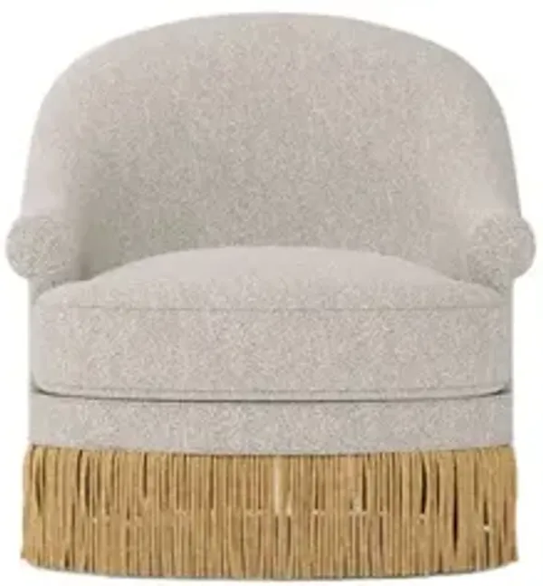 Meilani Alabaster Performance Swivel Chair