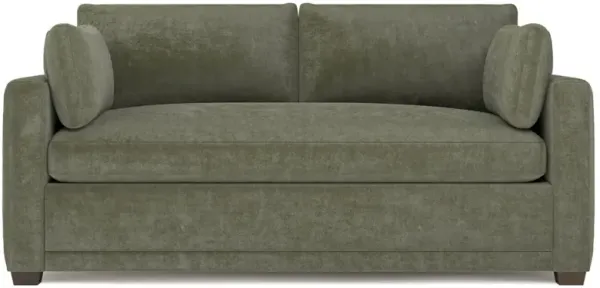 Weybridge Sage Green Bench Cushion Sleeper Sofa - 75”