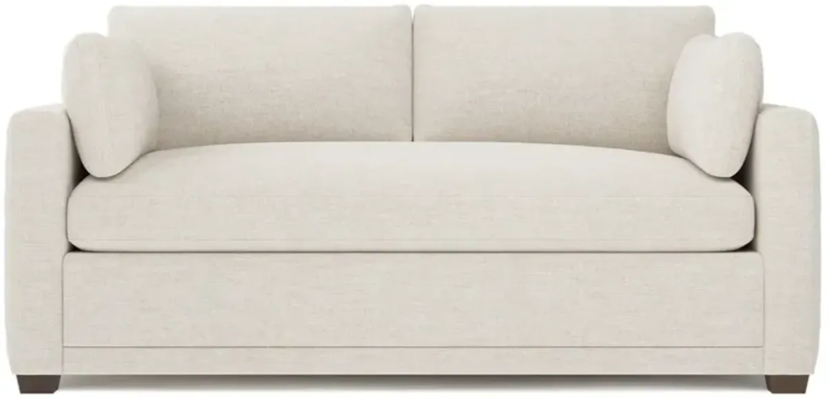 Weybridge Sea Salt Performance Bench Cushion Sleeper Sofa - 75”