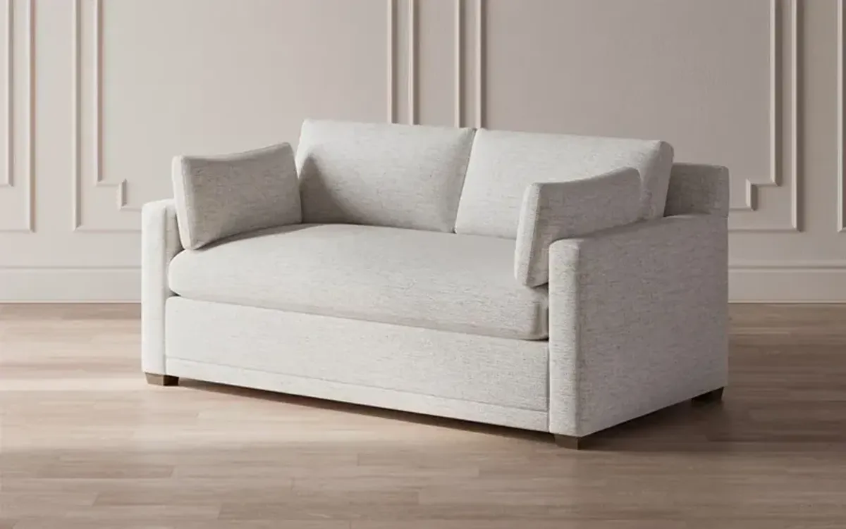 Weybridge Mist Performance Bench Cushion Sleeper Sofa - 75”