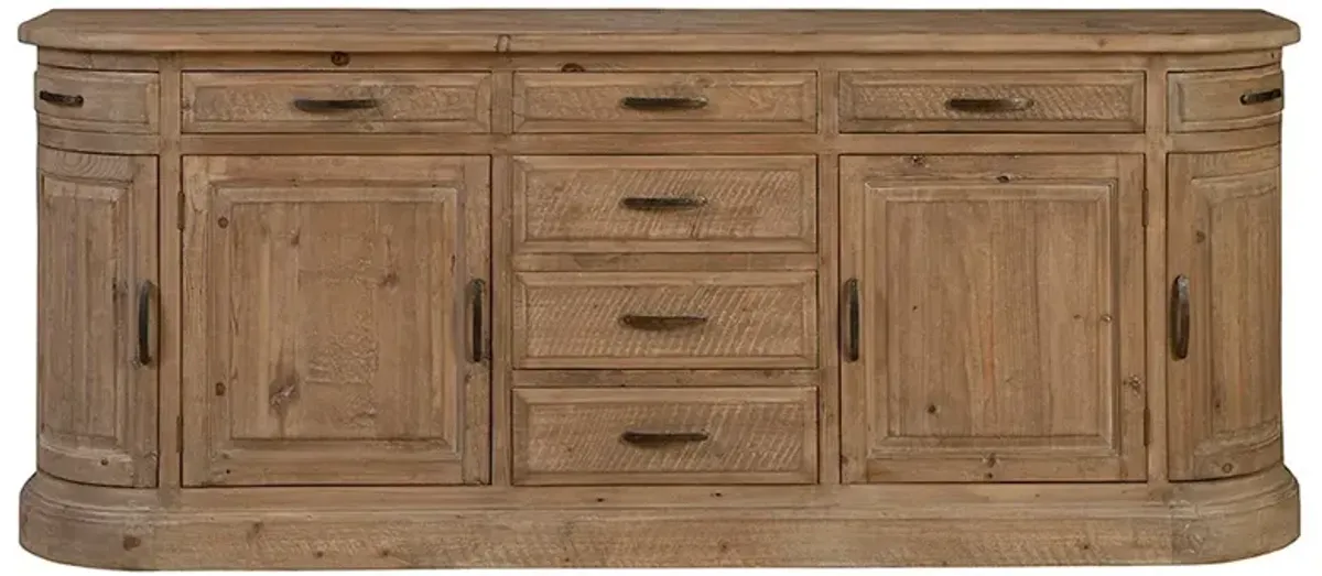 Casey Rustic Lodge Brown Wood Sideboard