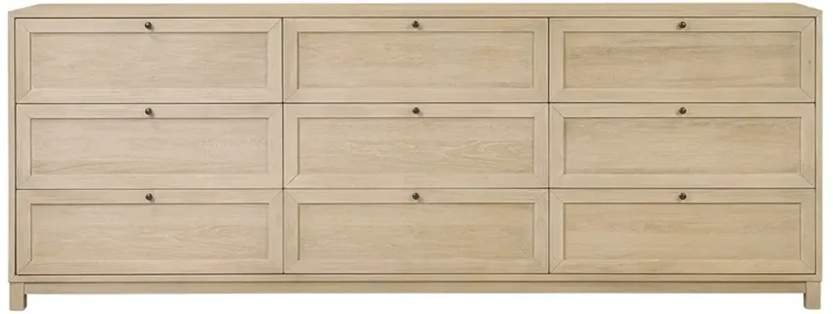 Clarence Modern Classic Light Brown Oak Dresser