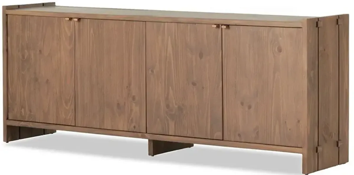 William Modern Classic Brown Wood Sideboard