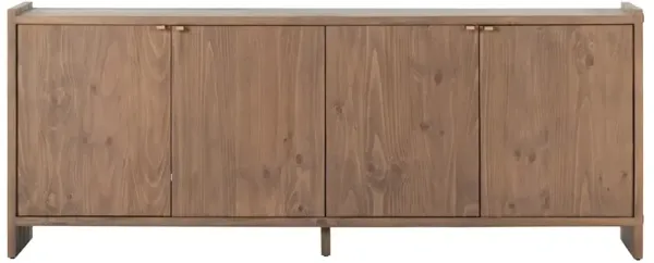 William Modern Classic Brown Wood Sideboard