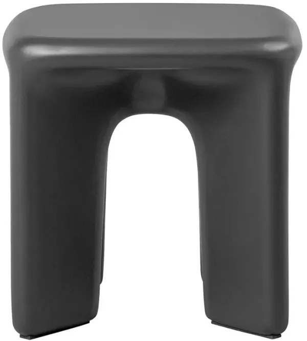Dante Modern Classic Black Concrete Outdoor End Table