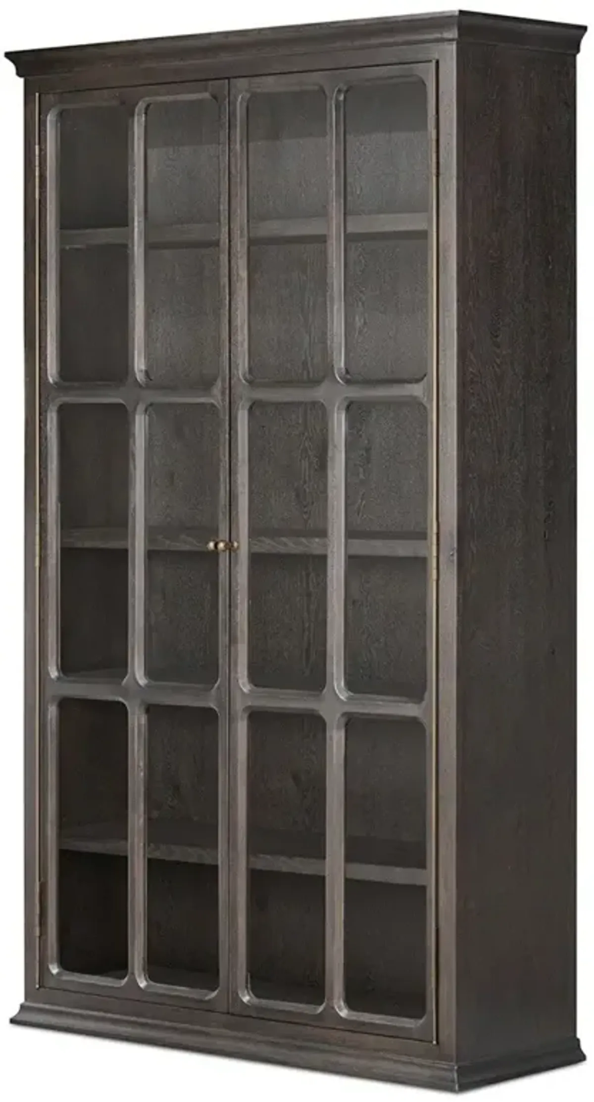 Dawson Updated Traditional Smoked Black Oak Cabinet