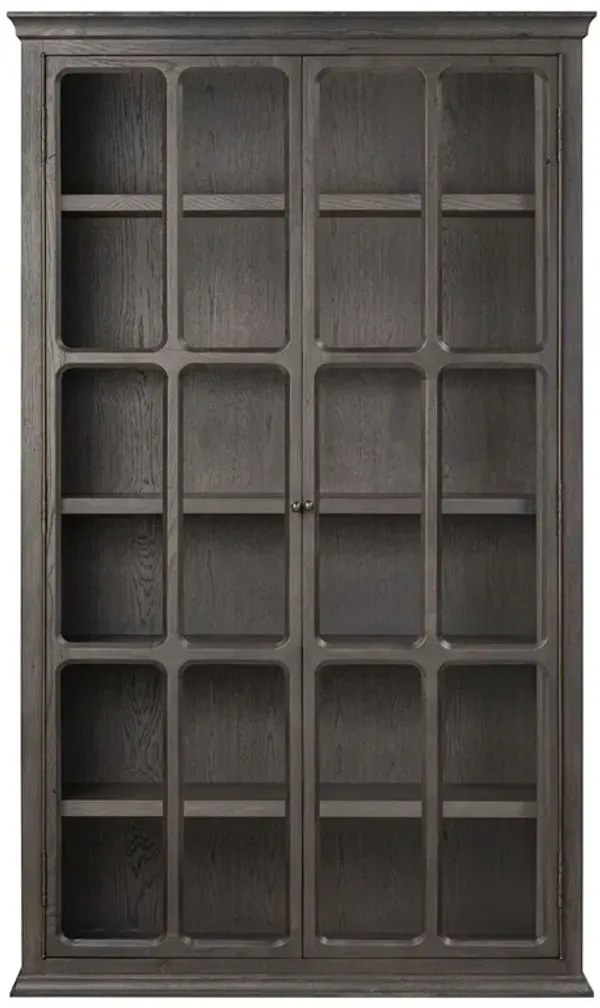 Dawson Updated Traditional Smoked Black Oak Cabinet