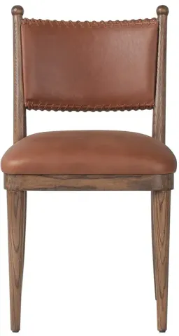 Dulane Mahogany Leather color