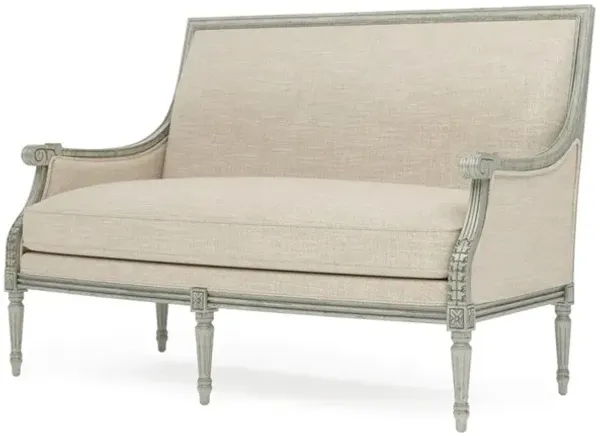 Juliette Pebble Shore Textured Weave Provence Sage Settee