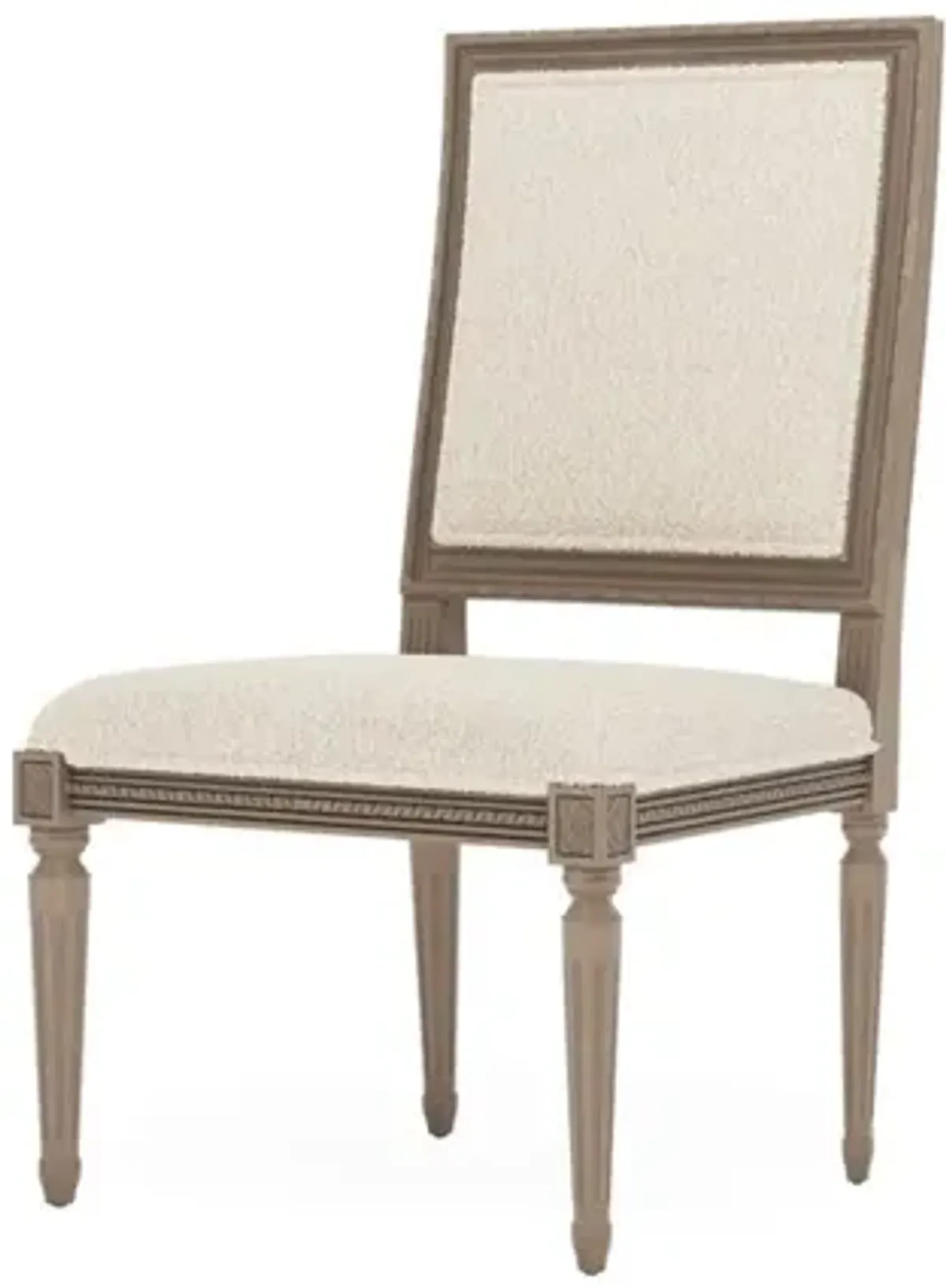 Marielle Cotton Cloud Boucle Driftwood Dining Side Chair