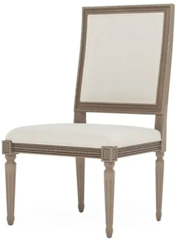 Marielle Fog Performance Driftwood Dining Side Chair