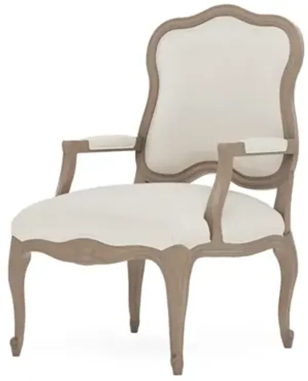 Lorraine Fog Performance Driftwood Chair
