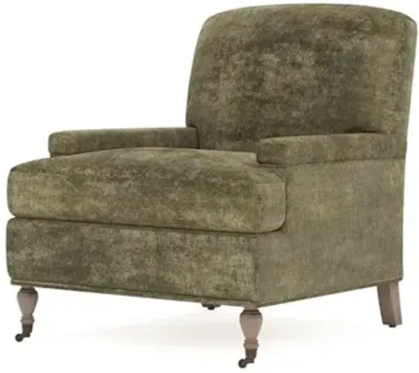 Liliane Fern Velvet Driftwood Chair