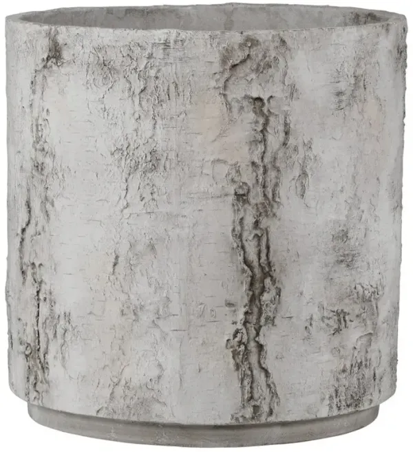 Firecrest Rustic Grey Faux Birch Planter - Small