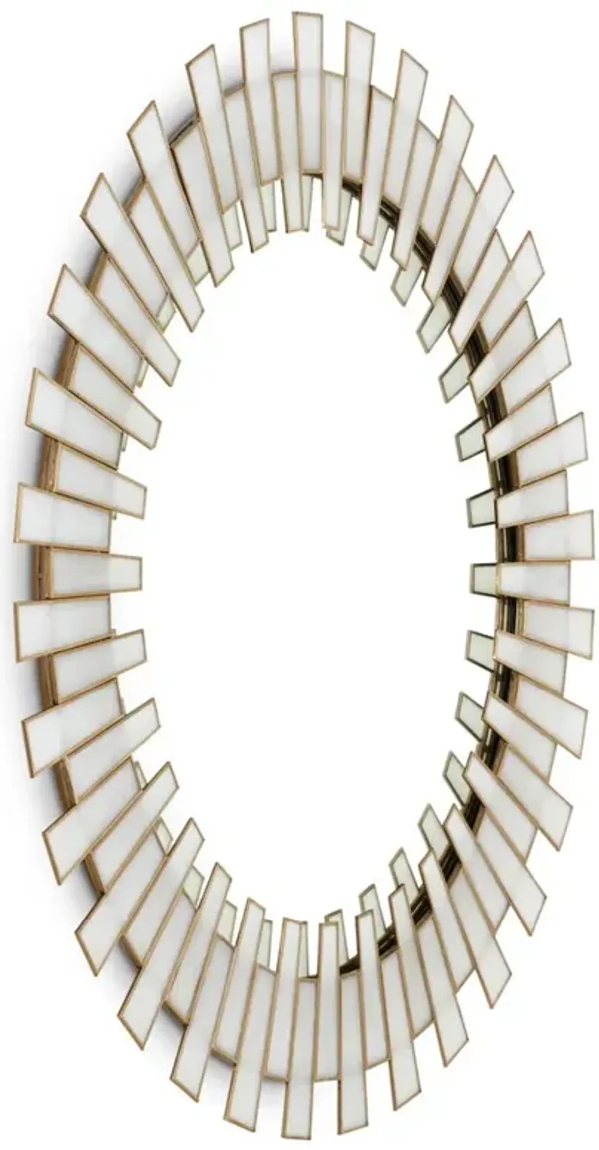 Gilead Modern Classic White Starburst Wall Mirror