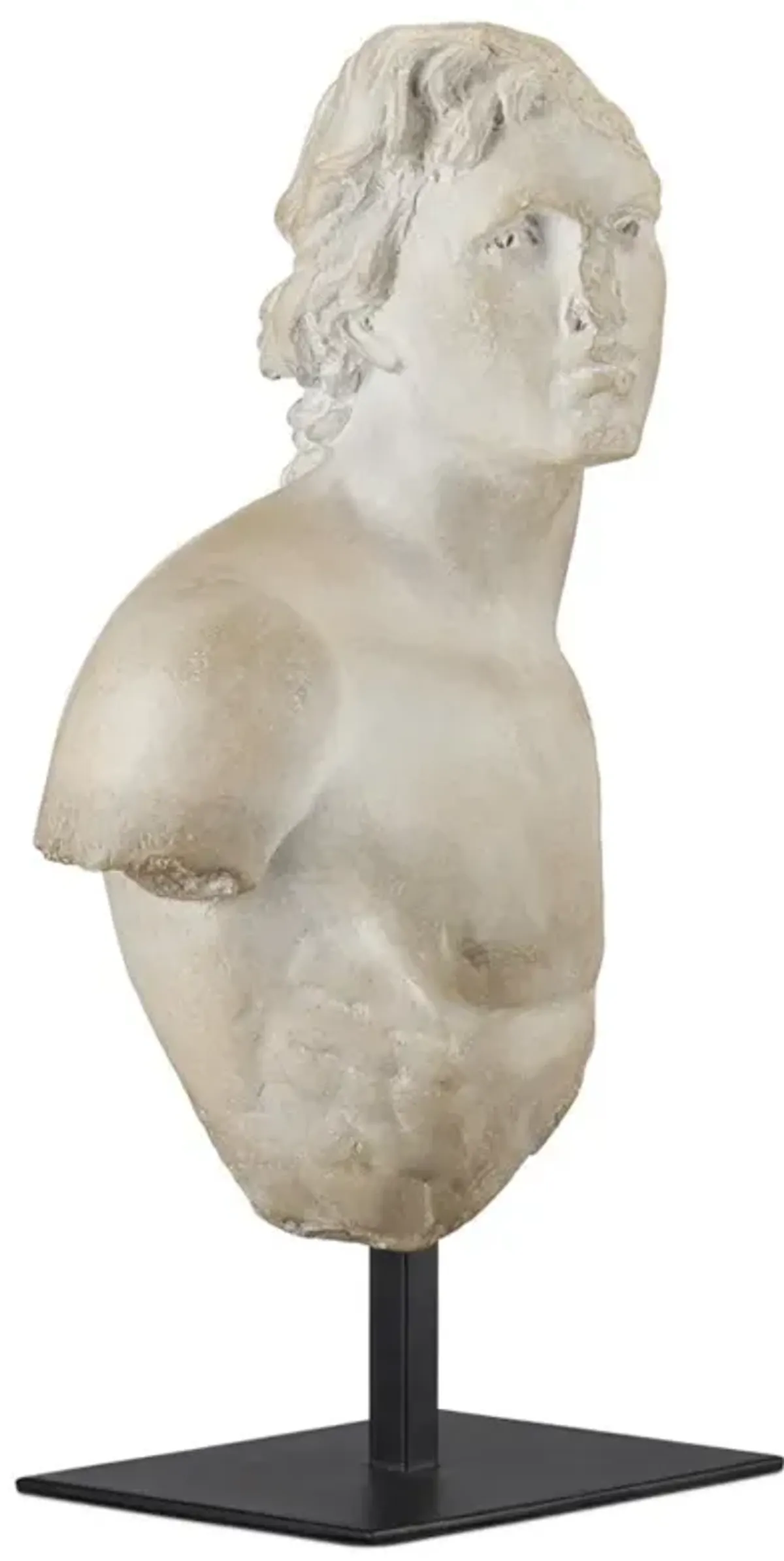 Julien French Country Beige Greek Torso Sculpture