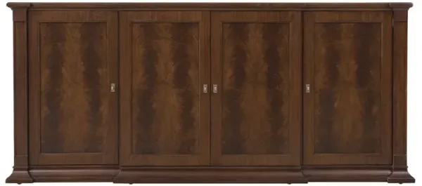 Alaine Updated Traditional Dark Walnut Buffet