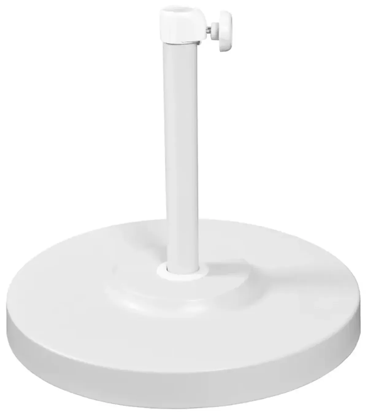 Eliza Modern Classic White Metal Umbrella Base