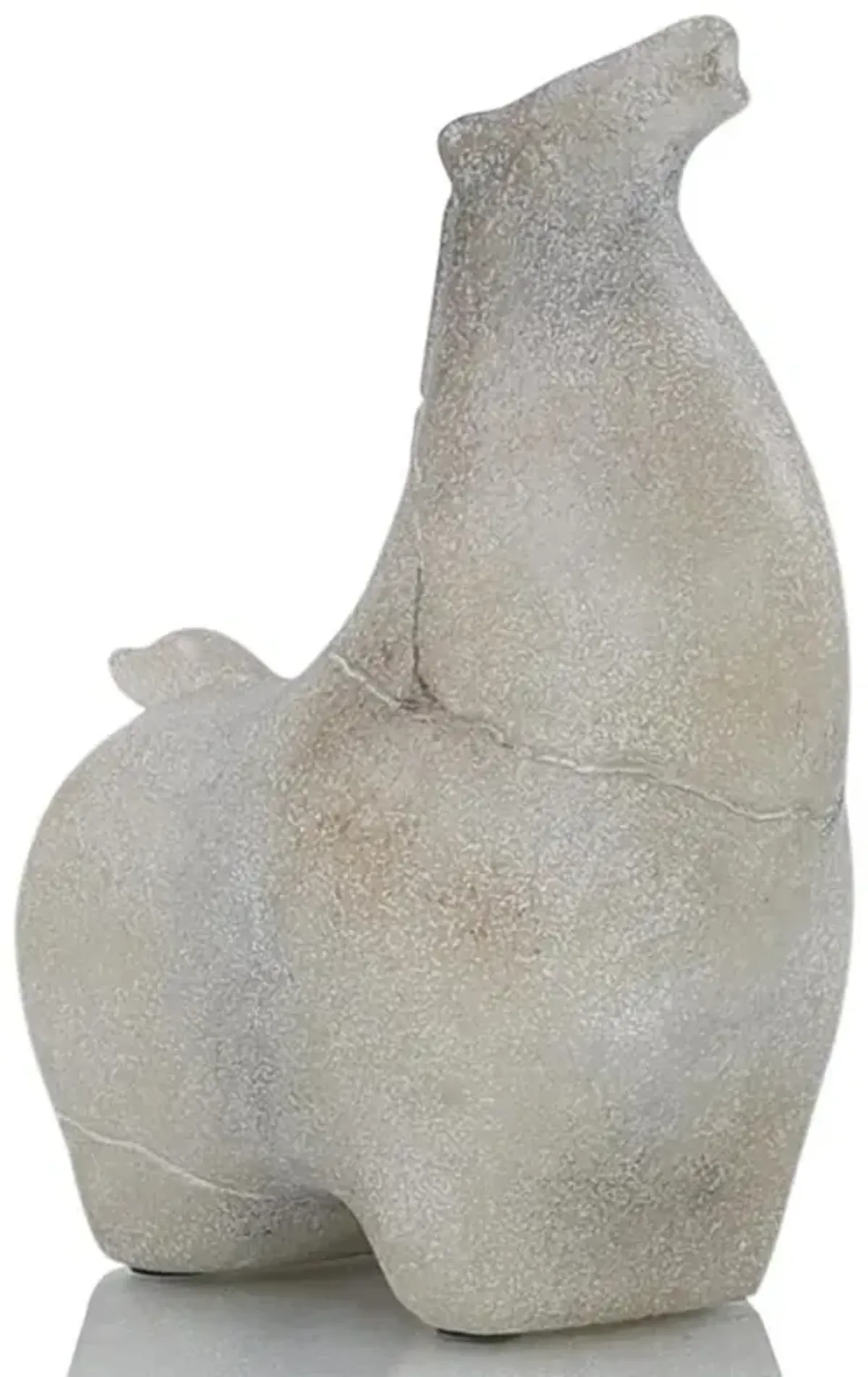 John-Richard Etruscan Updated Traditional Grey Resin Horse Sculpture III