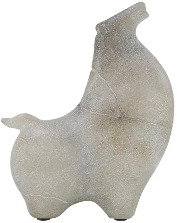 John-Richard Etruscan Updated Traditional Grey Resin Horse Sculpture III