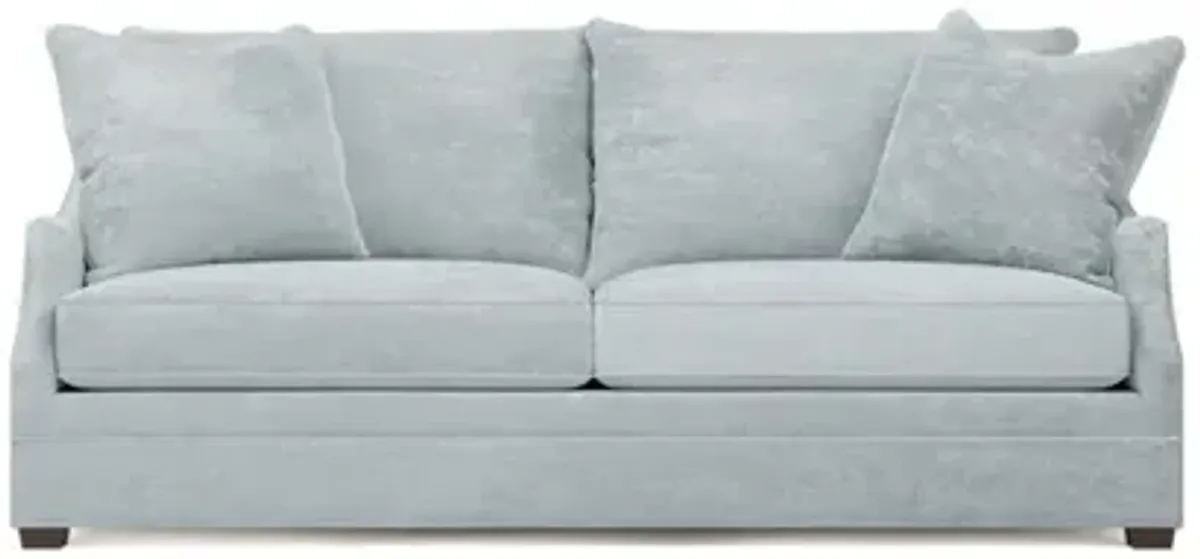 Romilly Pale Blue 2-Cushion Sofa - 90”