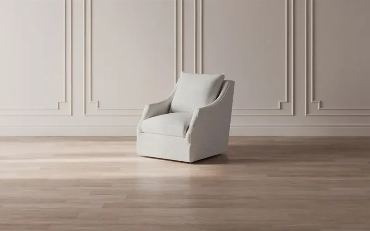 Romilly Slate Blue Swivel Glider Chair