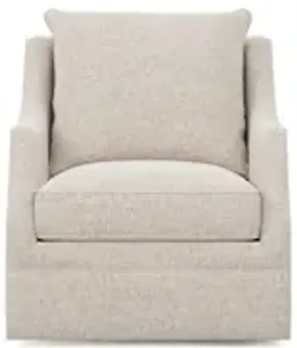 Romilly Straw Performance Swivel Glider Chair