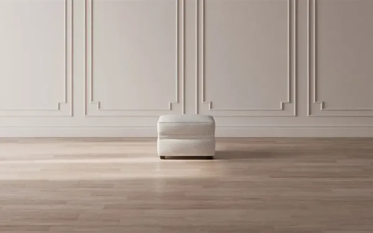 Romilly Eggshell Blue Performance Ottoman