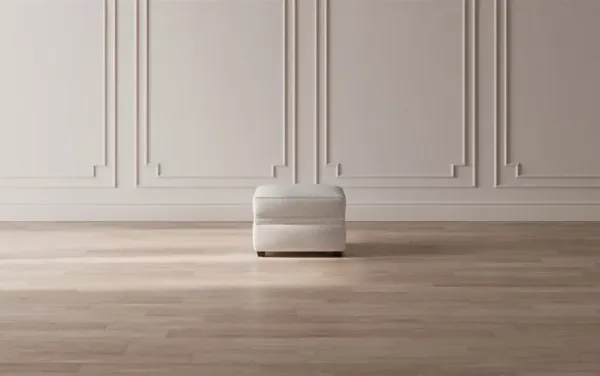 Romilly Eggshell Blue Performance Ottoman