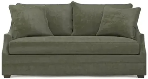 Romilly Sage Green Bench Cushion Sleeper Sofa - 78”