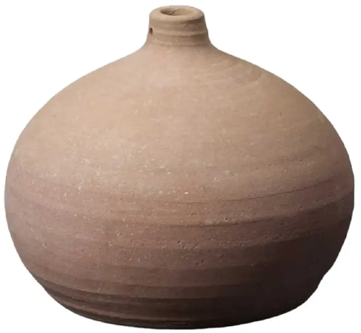 Oliver Traditional Beige Terracotta Outdoor Bud Vase