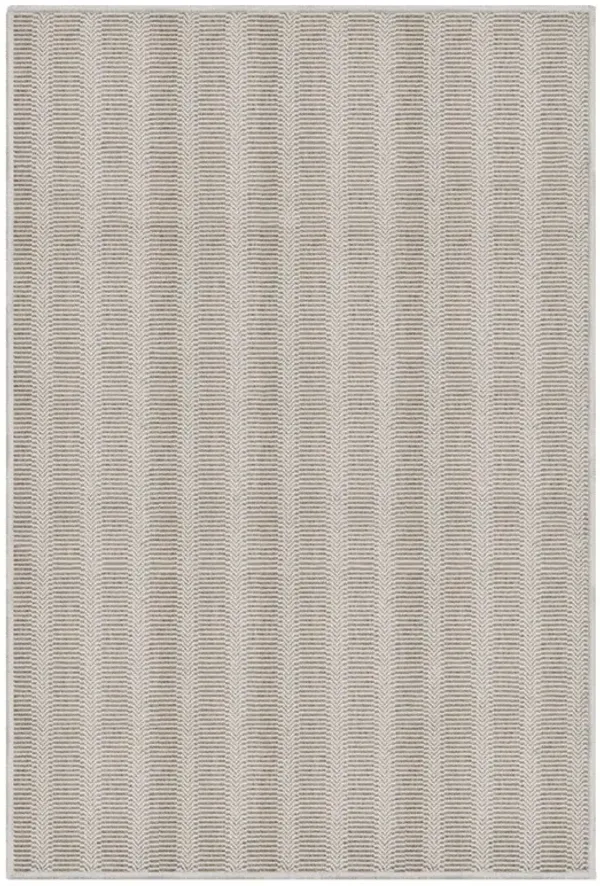 Fibreworks Clara Modern Classic Taupe Wool Geometric Patterned Rug - 10'x14'