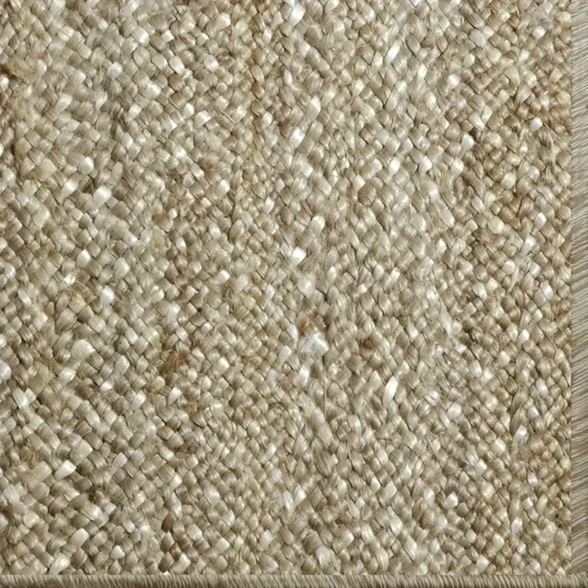 Fibreworks Arlo Coastal Beach Oat Braided Jute Rug Sample Kathy Kuo ...