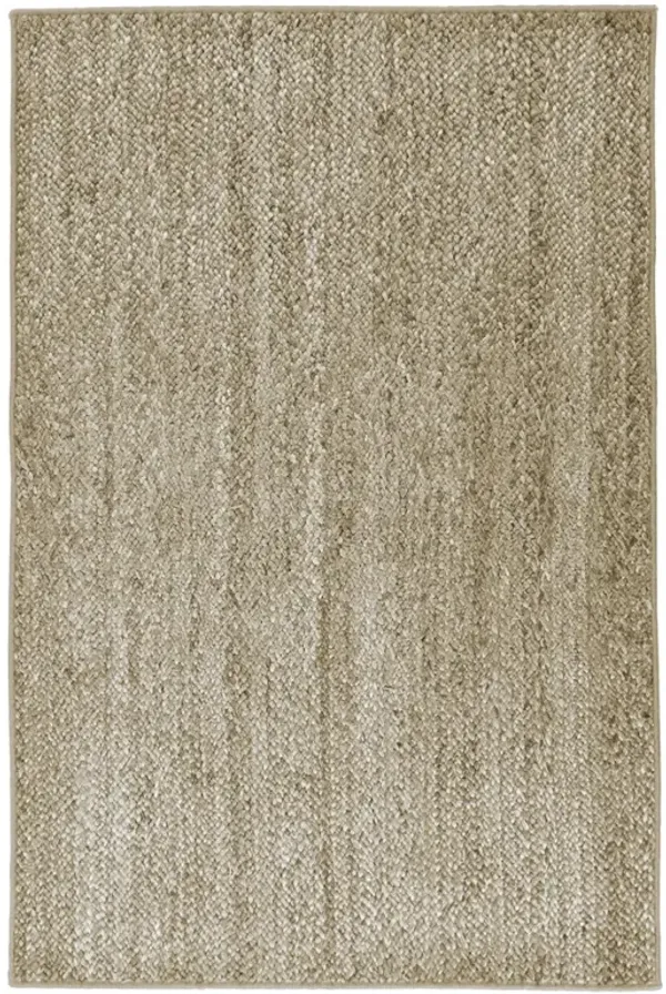 Fibreworks Arlo Coastal Beach Oat Braided Jute Rug - Sample